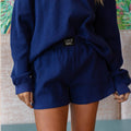 Waffle Shorts Navy