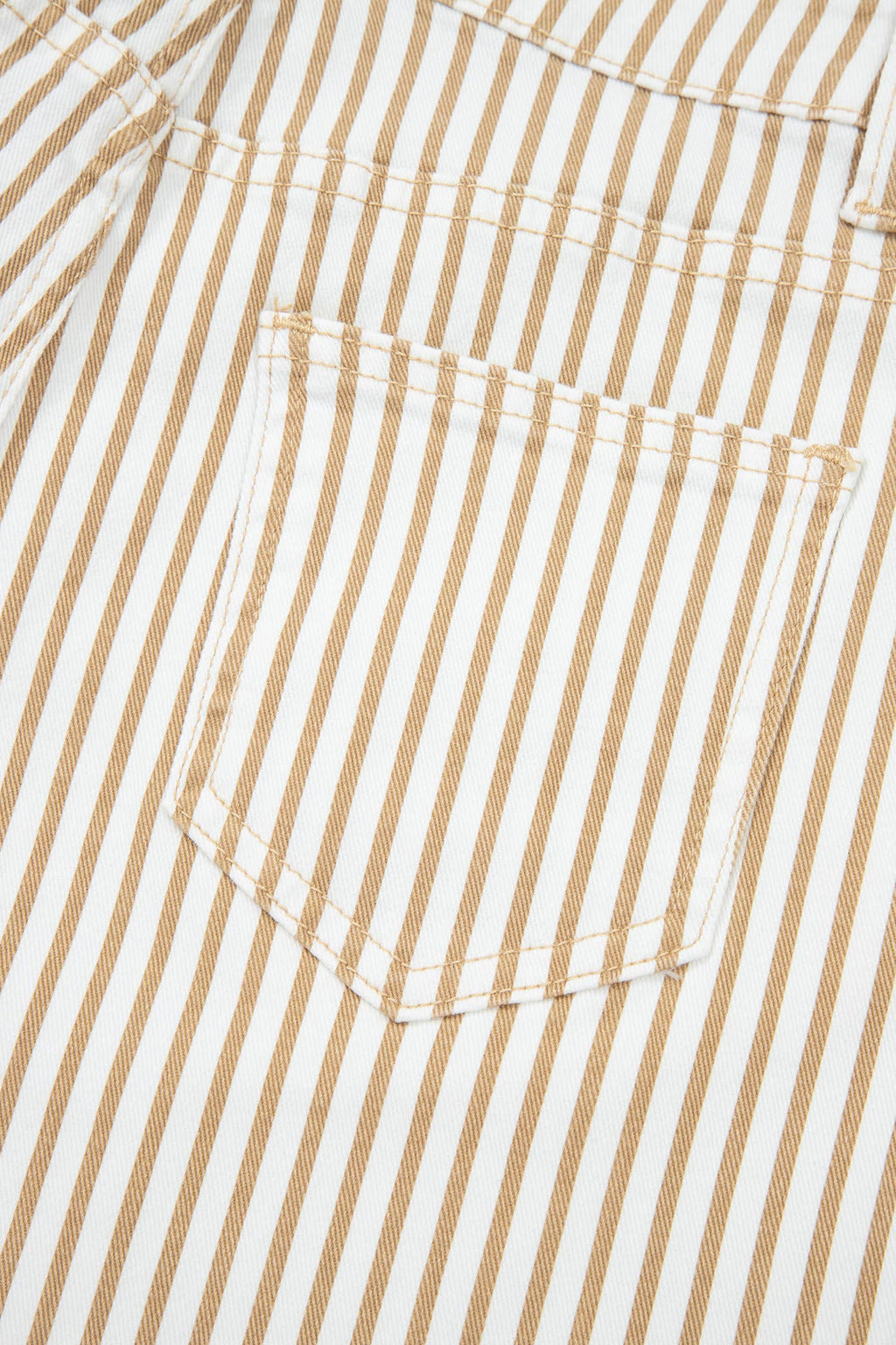 Stripe Casual High Waist Straight Leg Barrel Jeans