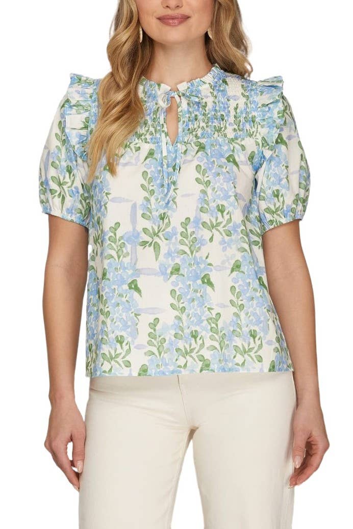 Hydrangea Dream Blouse