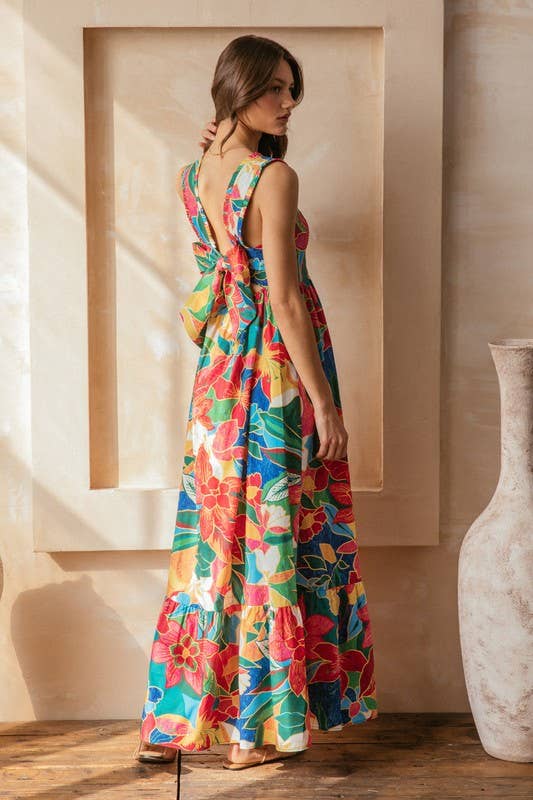 Tropical Sunset Dress