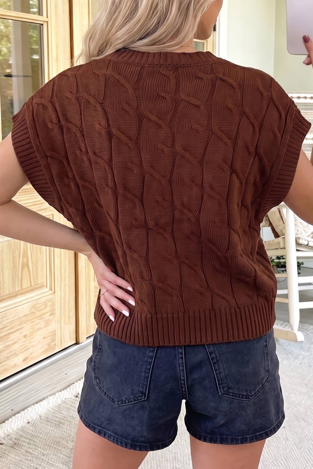 Espresso Knit Top
