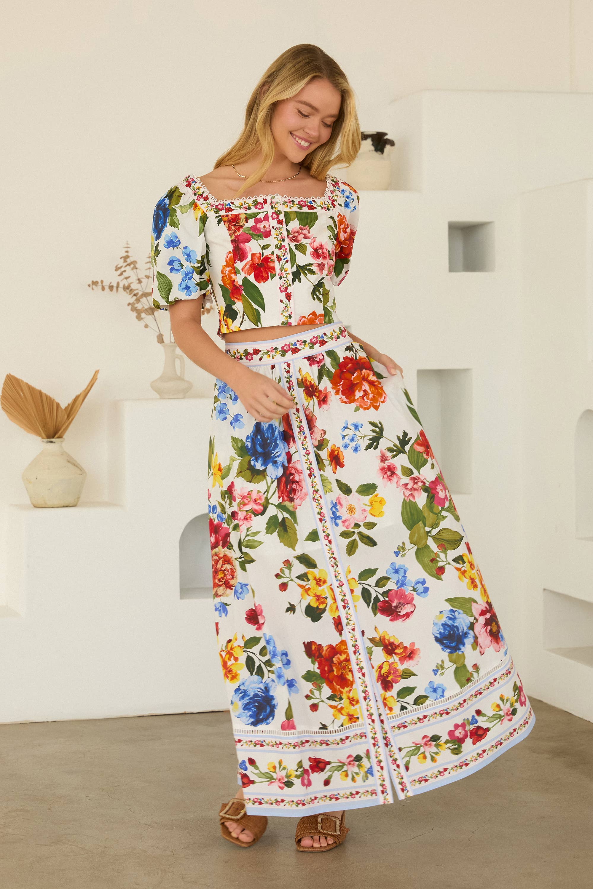 Riviera Floral Top