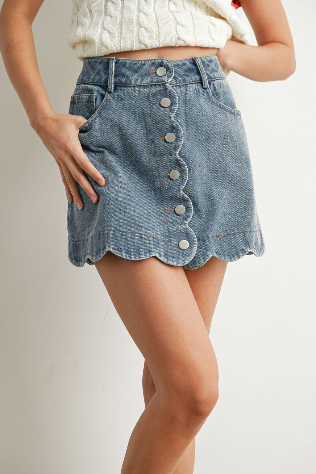Sweet Scallop Skirt