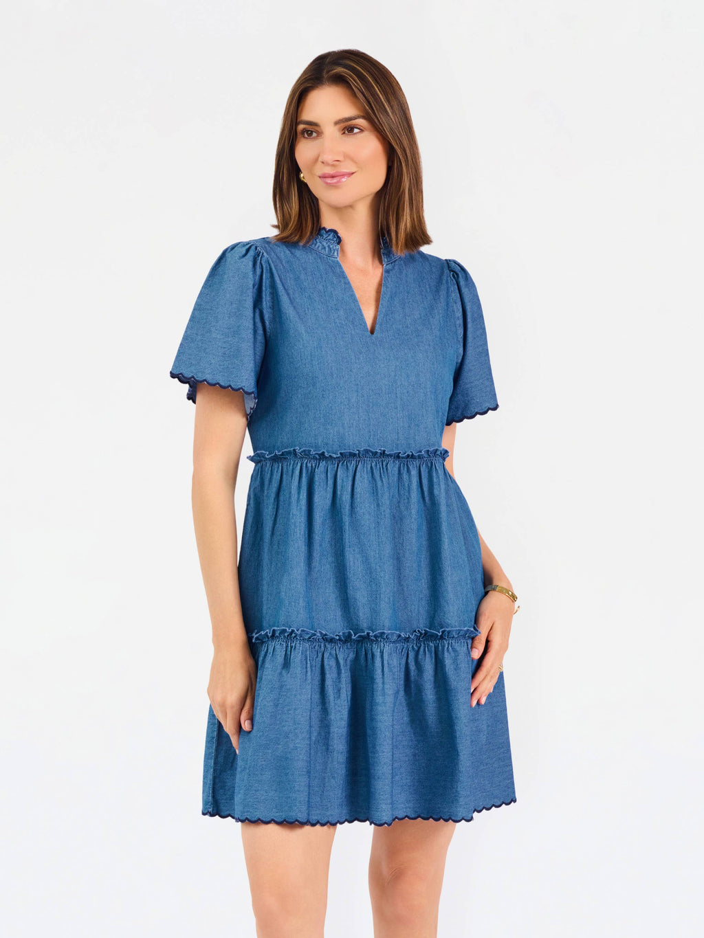Ivy Mini Dress | Chambray
