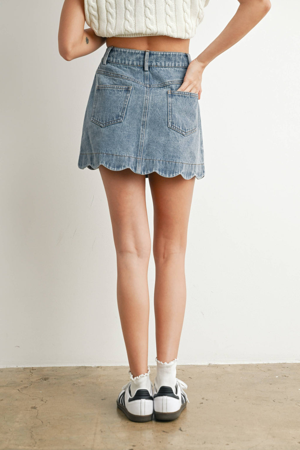 Sweet Scallop Skirt