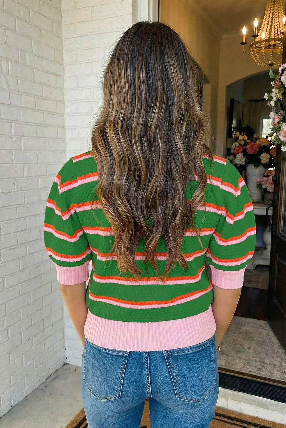 Happy Hour Stripe Sweater