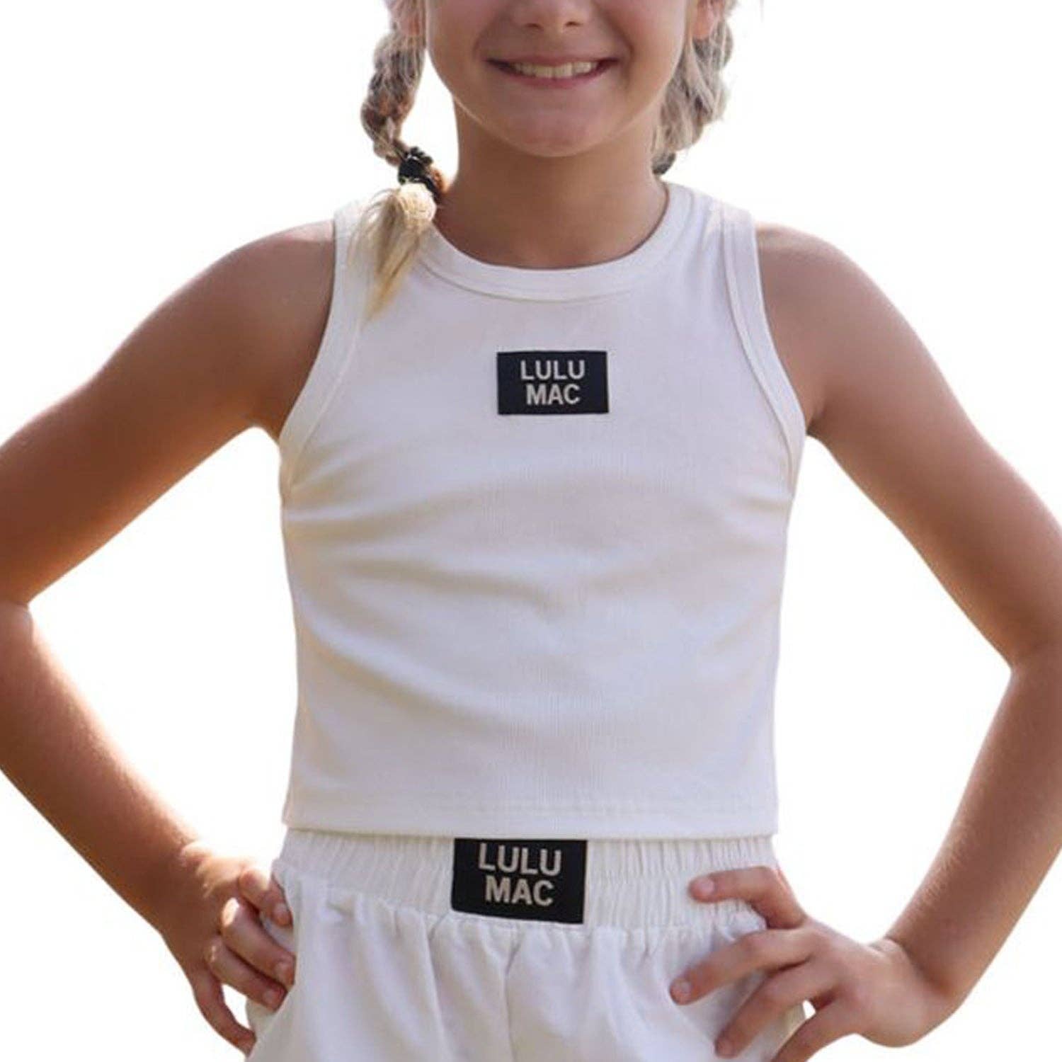 Kids White Tank
