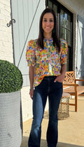 Painted Garden Blouse