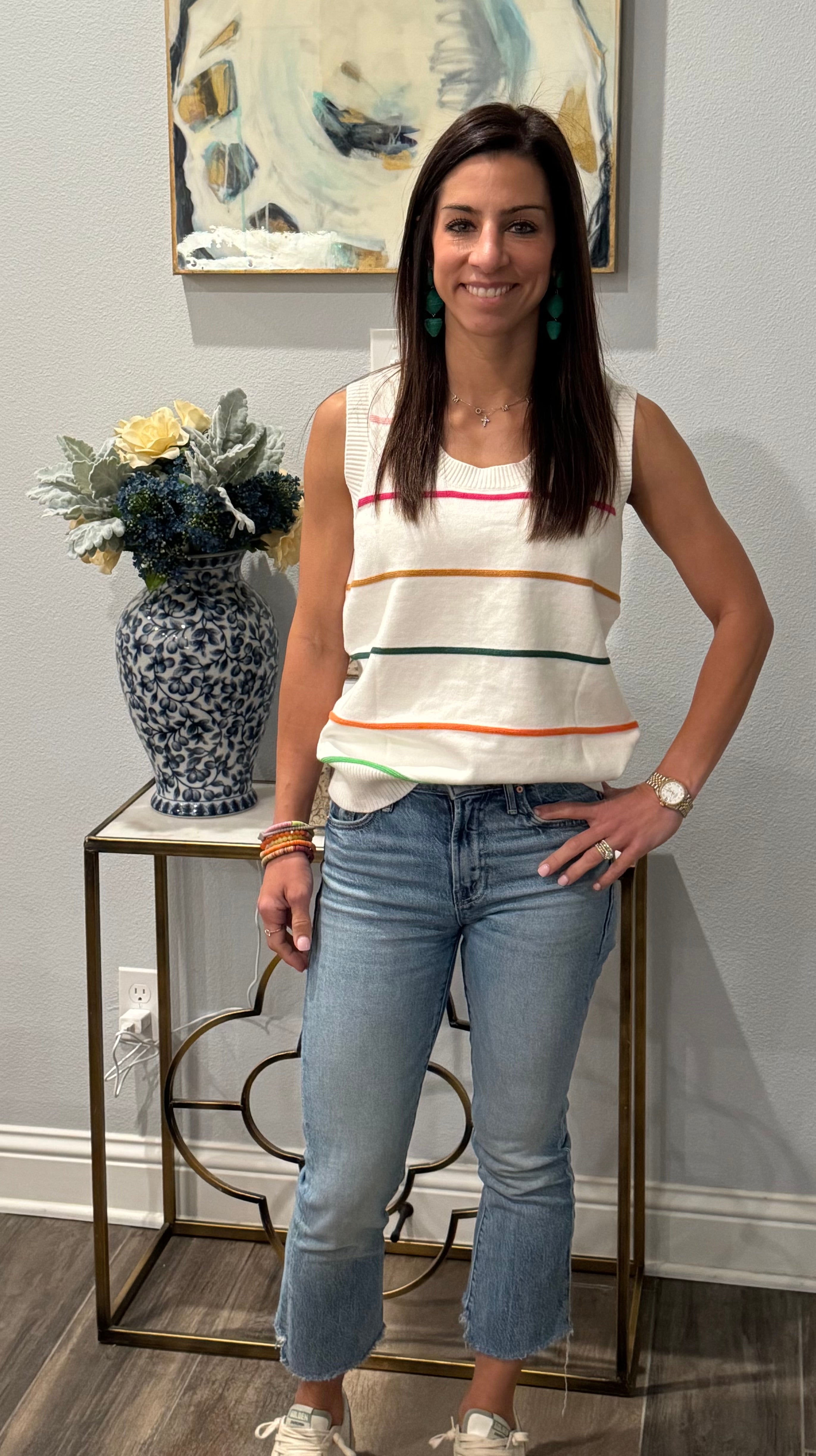 Sunset Stripe Sweater