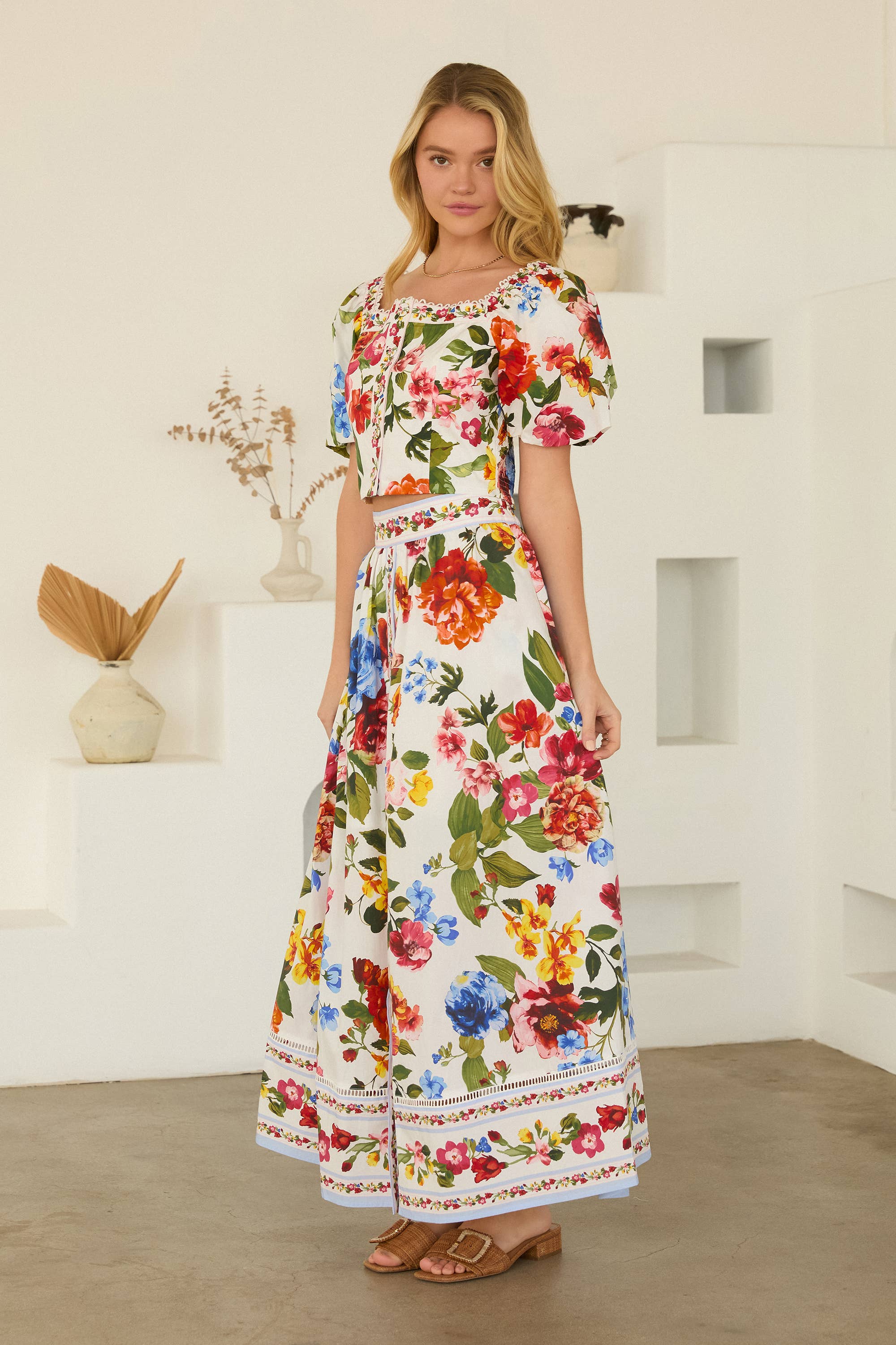 Riviera Floral Top