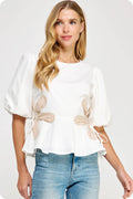 In Bloom Poplin Top
