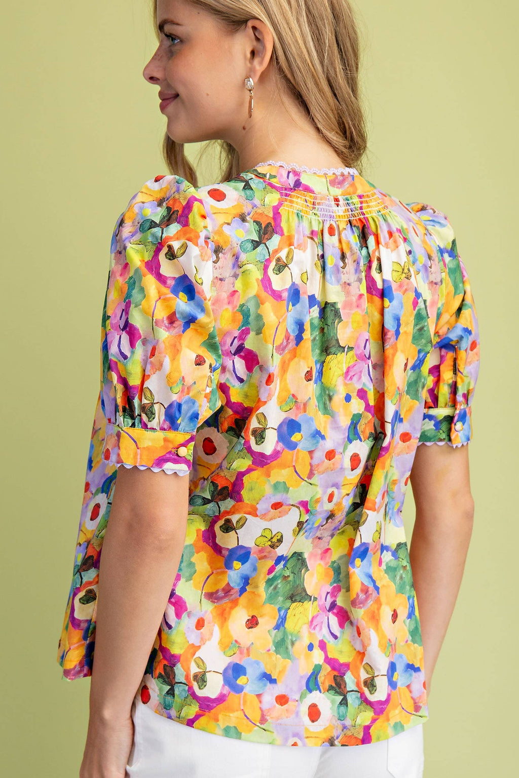 Painted Garden Blouse