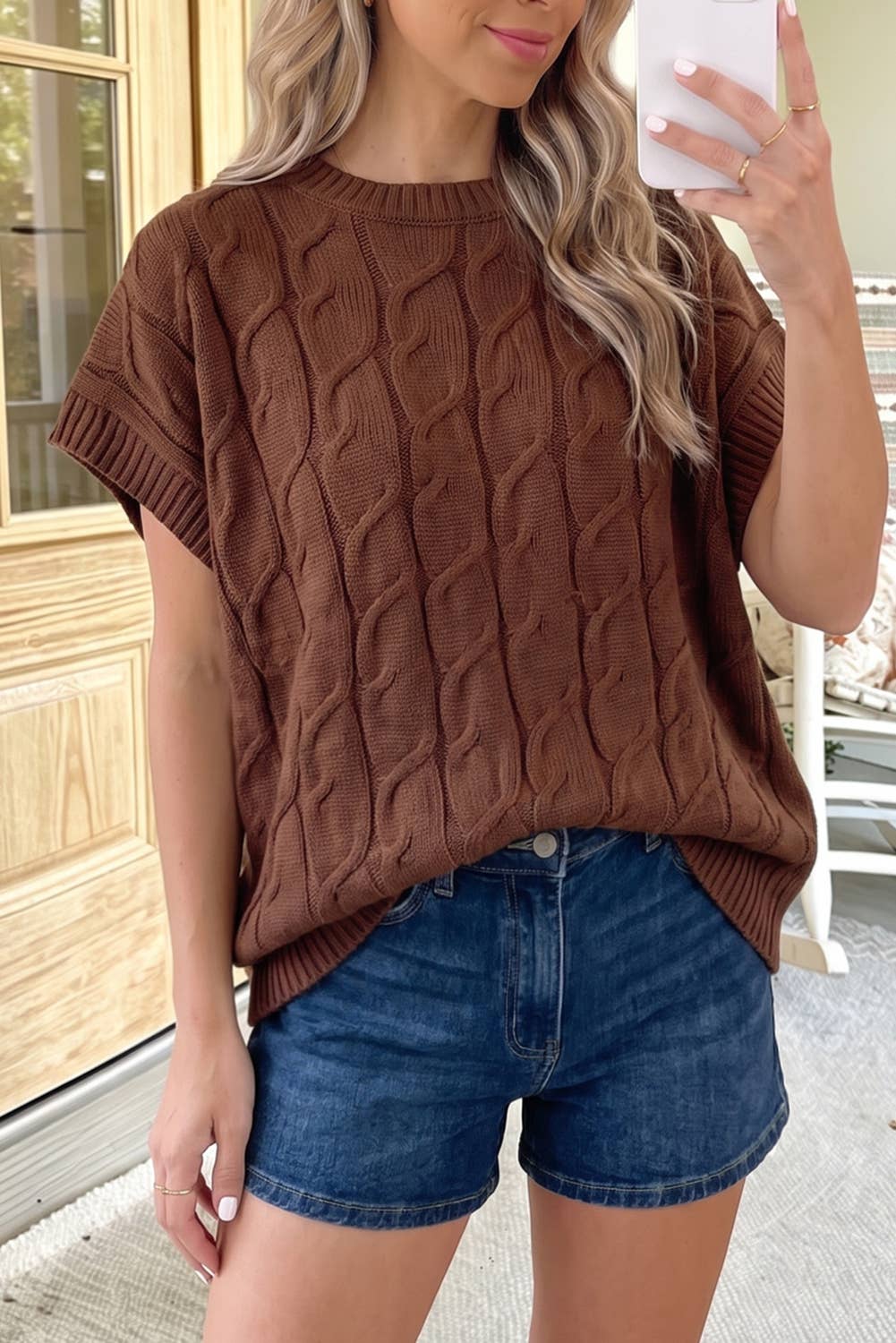 Espresso Knit Top