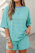 Malibu Stripe Short Set