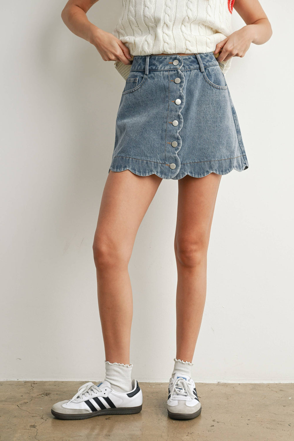 Sweet Scallop Skirt