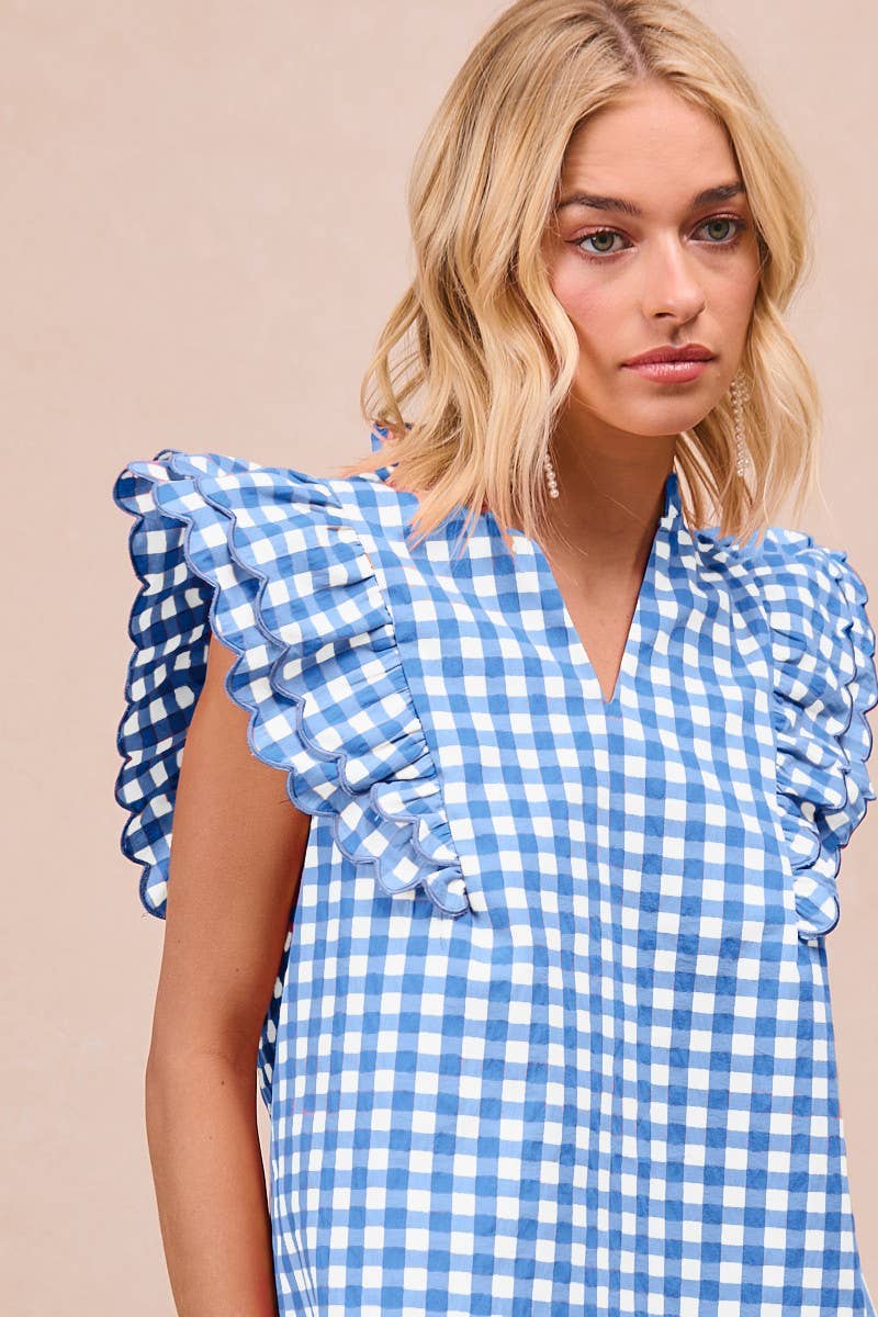 Bluebell Gingham Blouse